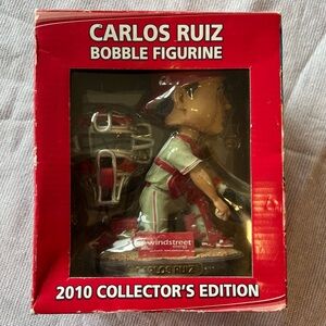 Carlos Ruiz Bobble Figurine - Red and White